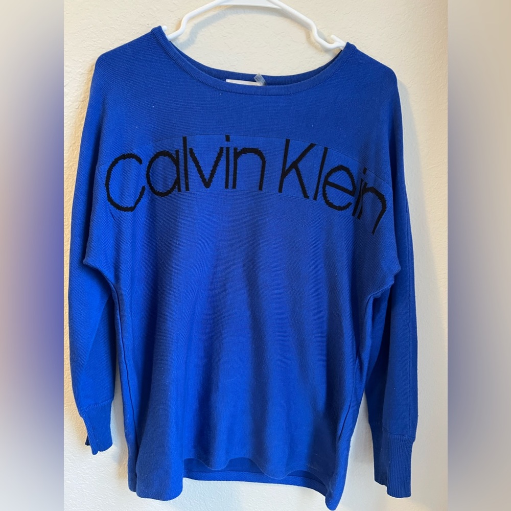 CALVIN KLEIN LOGO SWEATER - S